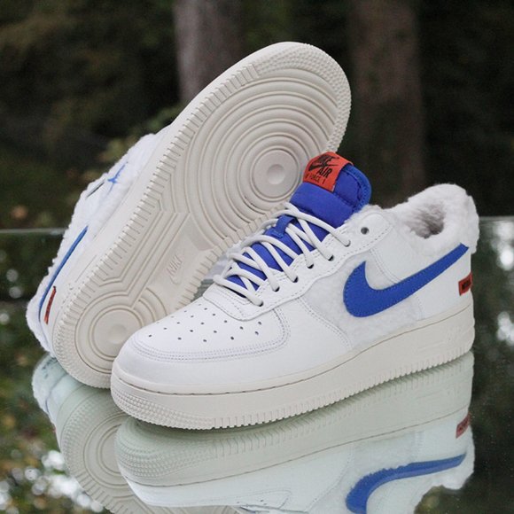 Nike Air Force 1 Low Sherpa Fleece Women’s Size 7.5 - Picture 6 of 12